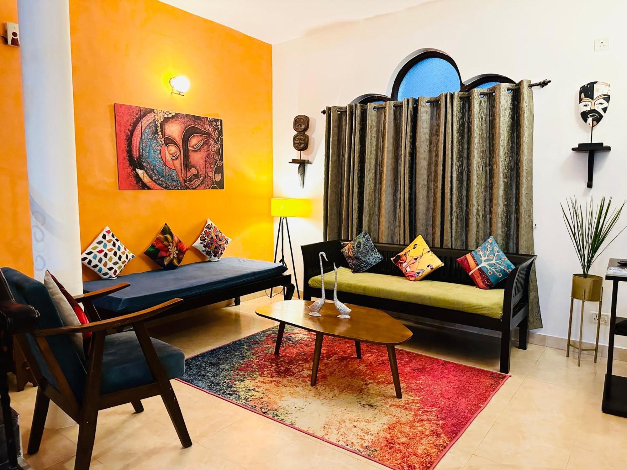 Gr Stays - Duplex 3Bhk Villa With Pool Arpora I Baga Beach 5 Mins Extérieur photo
